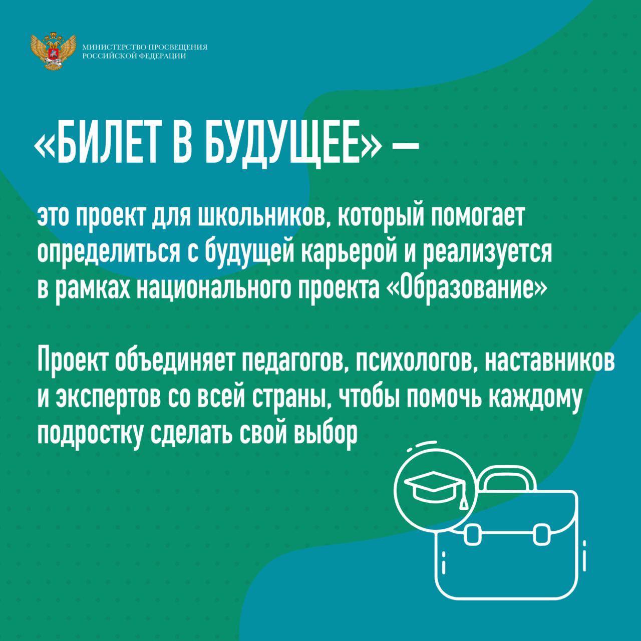Плакат. Билет в будущее Плакат. Билет в будущее
